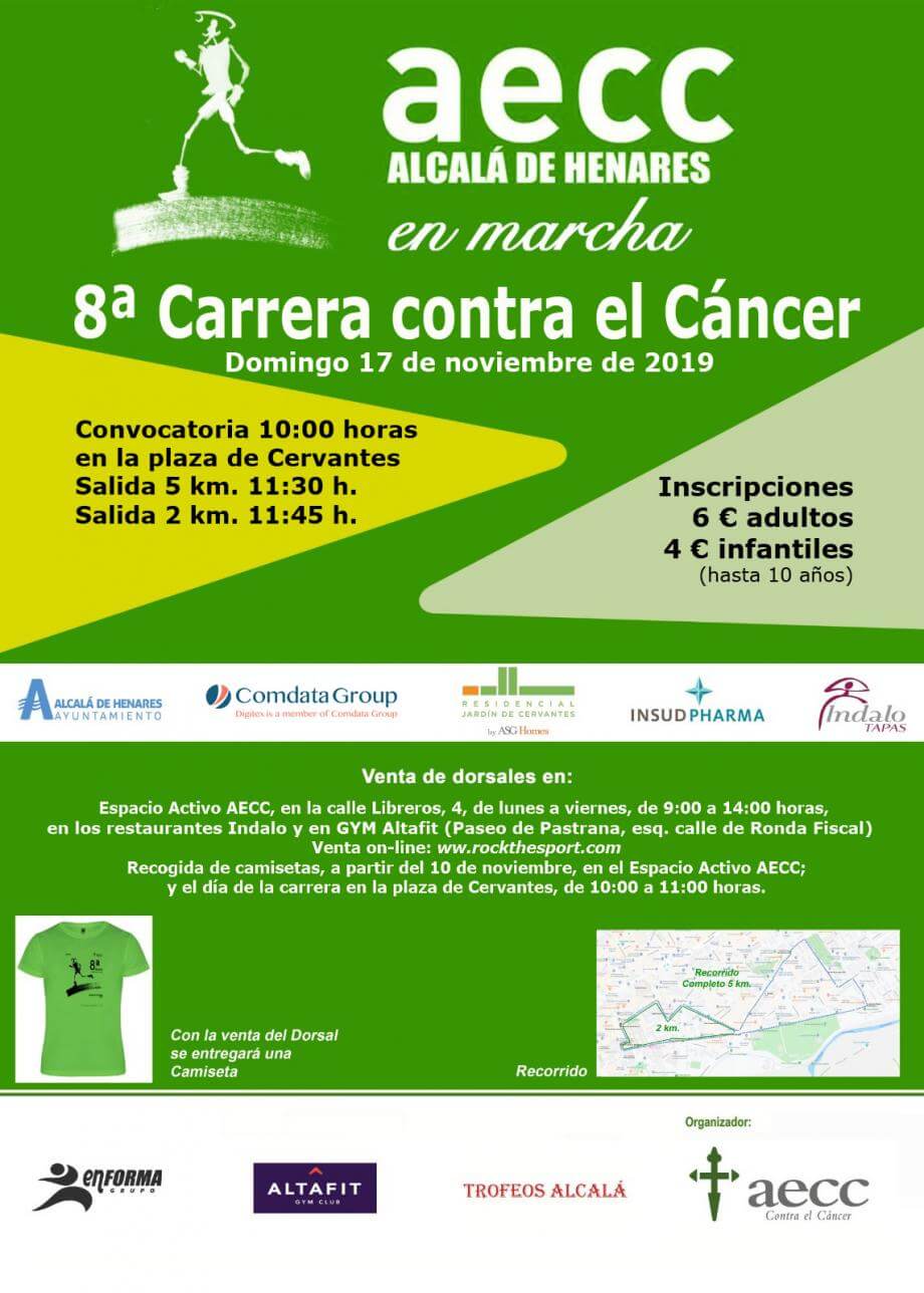 ASG Homes sponsors the 8th Race against Cancer in Alcalá de Henares.